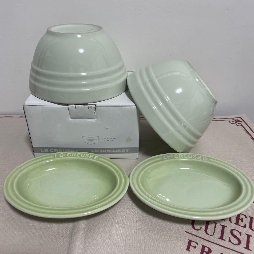 《未使用＆美品》LE CREUSET wasabi ミニオーバル マルチボウル