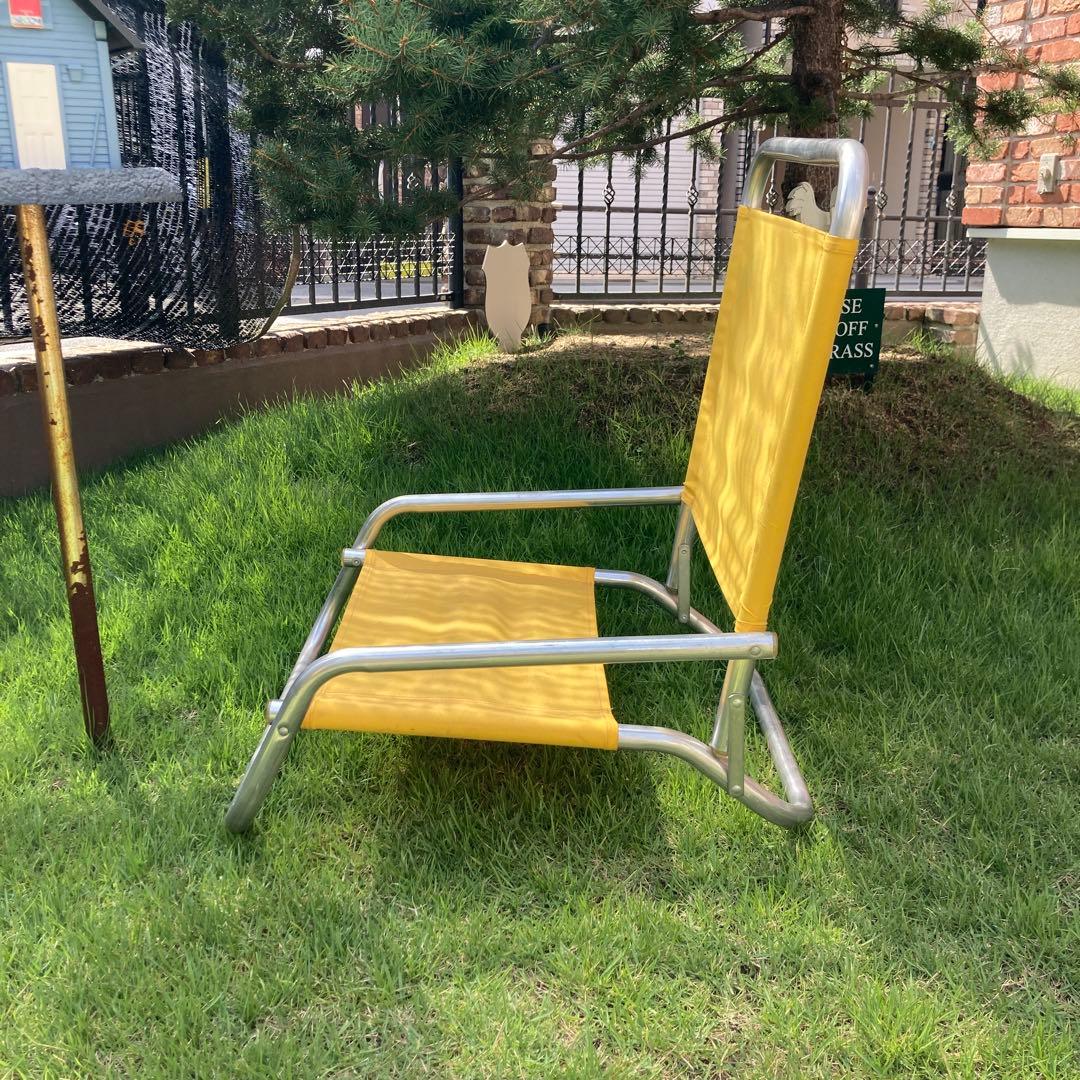 Rétro！93's mooneyesムーンアイズビーチチェアーアルミオリジナル