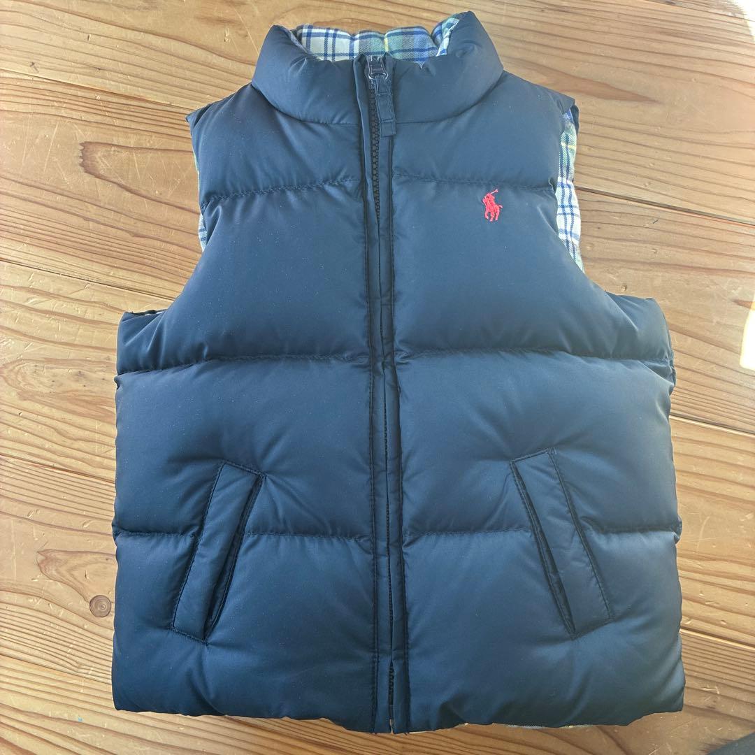 ラルフローレン ダウンベスト リバーシブル 90cm キッズ 男の子 - メルカリ