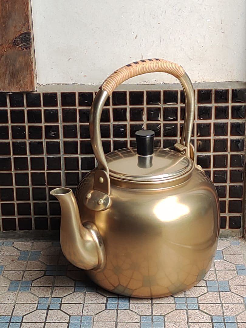 やかん 6L ニギリ矢 アルミ湯沸6リットル 日軽アルミ - メルカリ