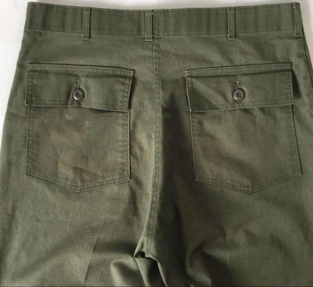 Ｗ36◎80ｓ/米軍実物★ファティーグパンツ■ベイカーパンツ