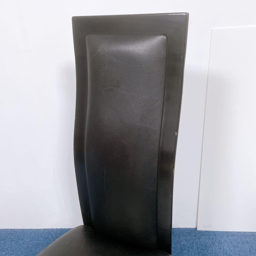 【送料込】カリモク CE35シリーズ ハイバックチェア 本革ダイニング 2脚