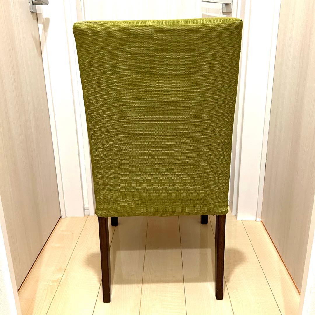 ニトリ　ダイニングチェア　クッション座面　カバー交換・洗濯可能