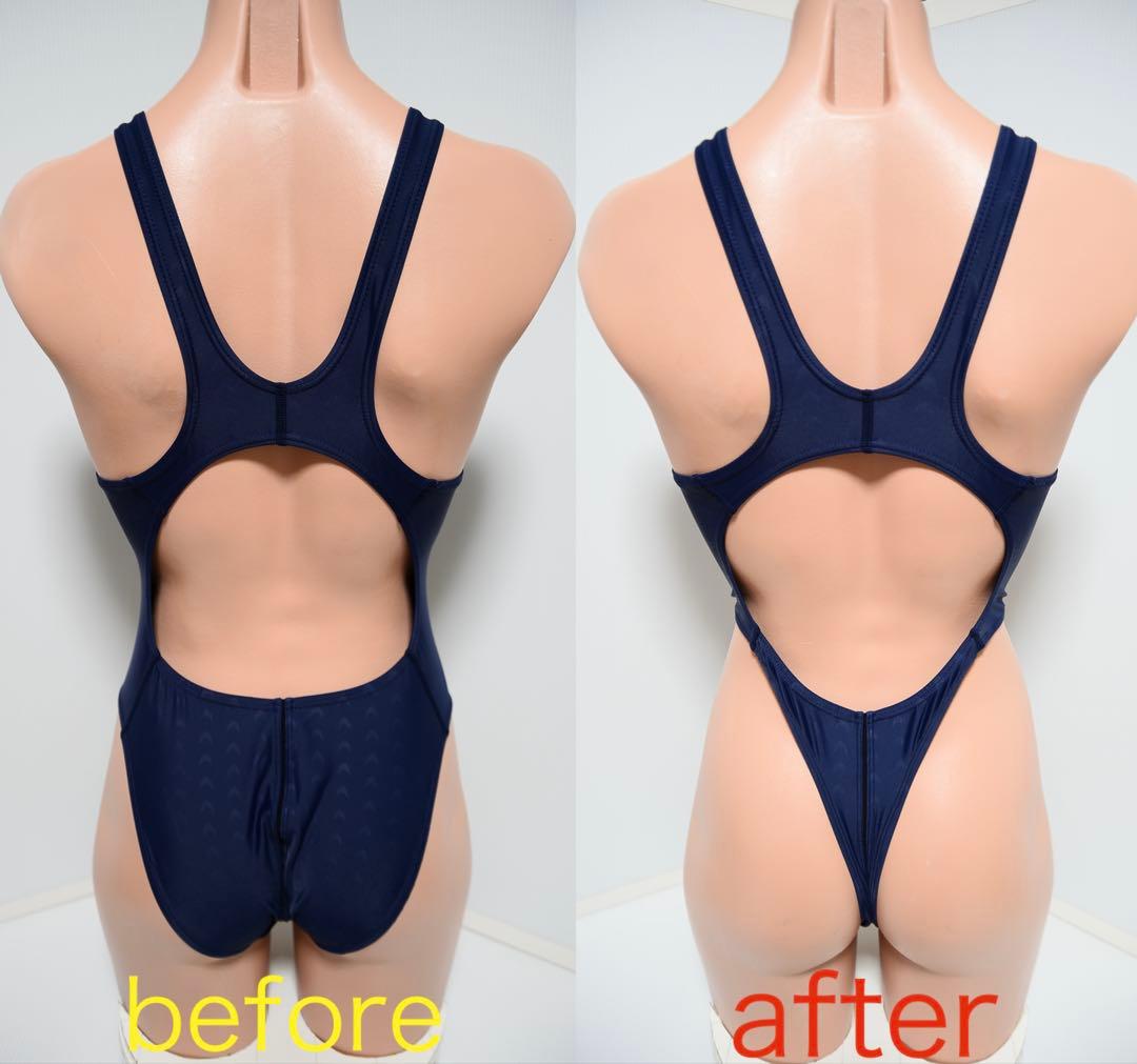 競泳水着 ハイカット ハイレグ 改造水着 rom 変形水着 コスプレ Tバック