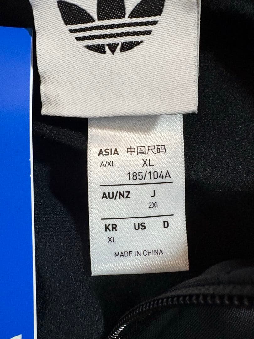 adidas x oasis ファイヤーバード 黒 トラックジャケット XXL