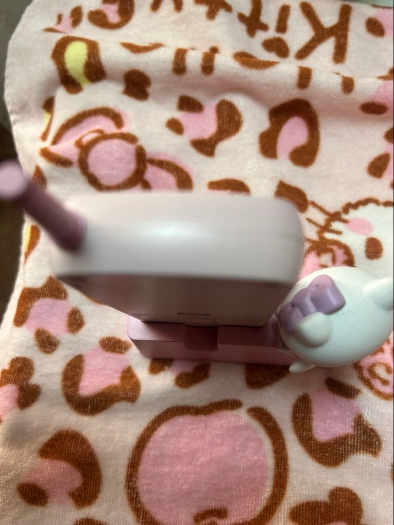 レア　ハローキティ ガラケー型　置き時計　韓国