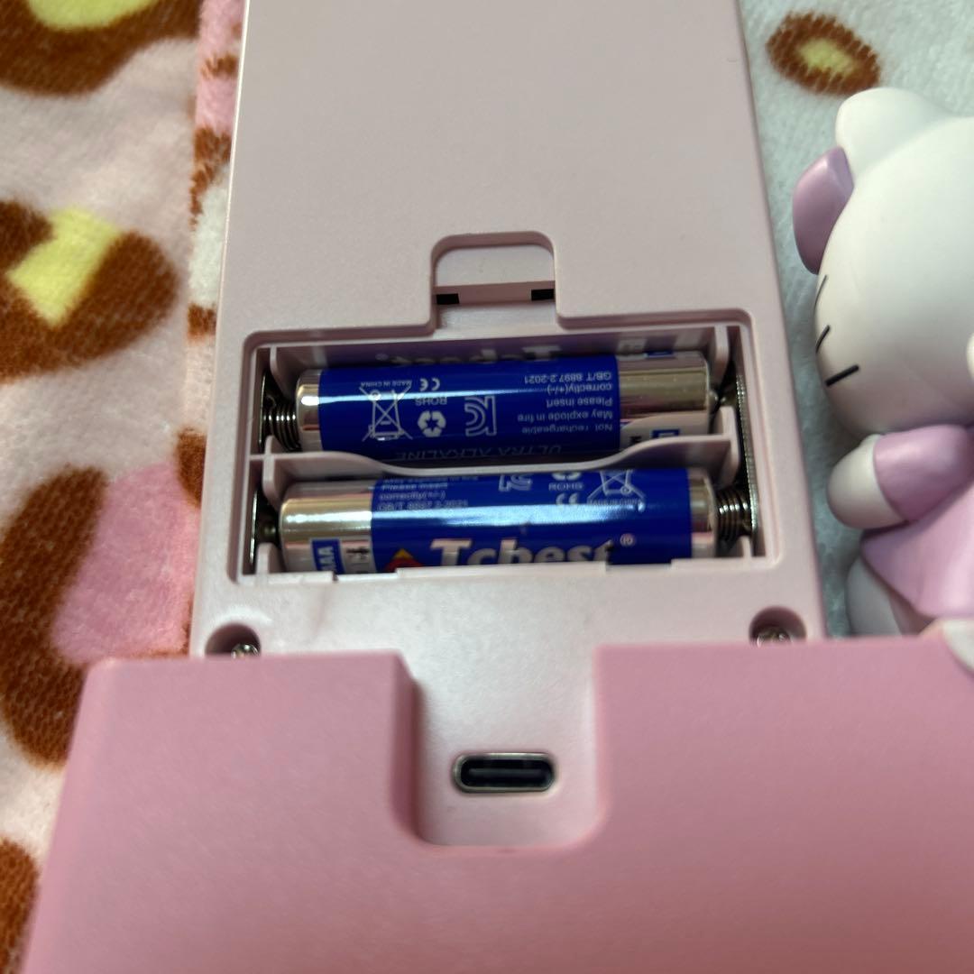 レア　ハローキティ ガラケー型　置き時計　韓国