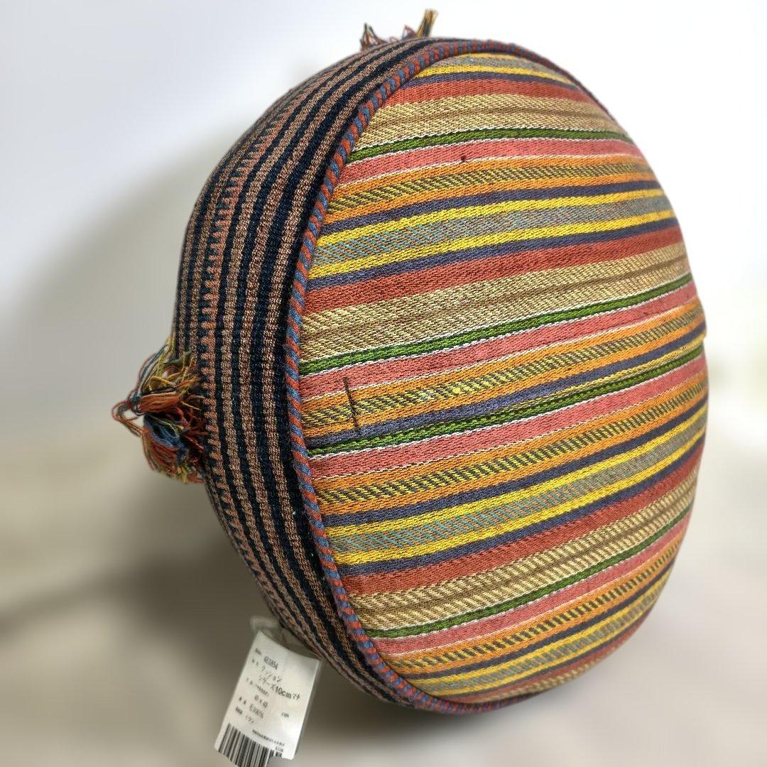 ペルシャ絨毯 イラン製 毛100% クッションシラーズ 動物柄 ストライプ