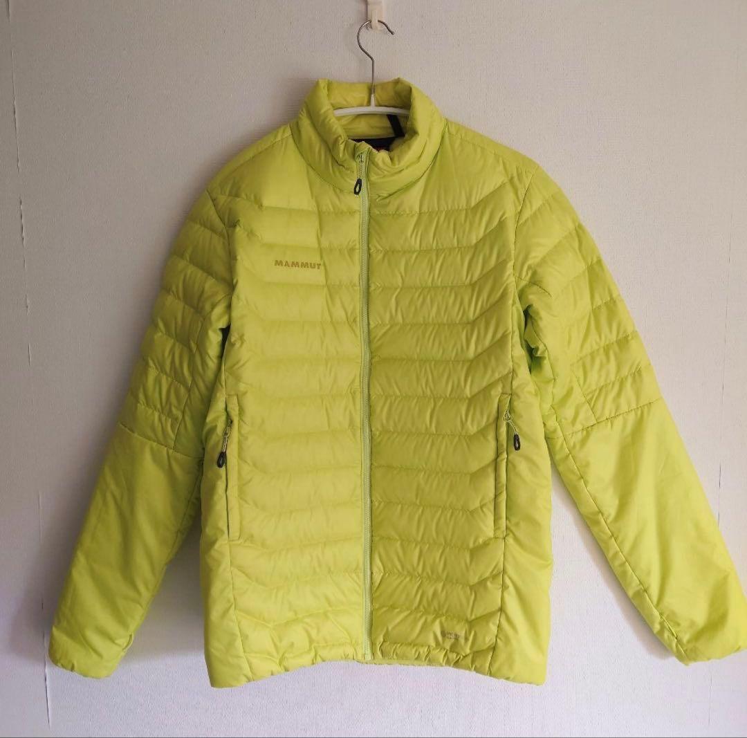 MAMMUT マムート ダウンジャケット ライムイエロー 750+ - メルカリ