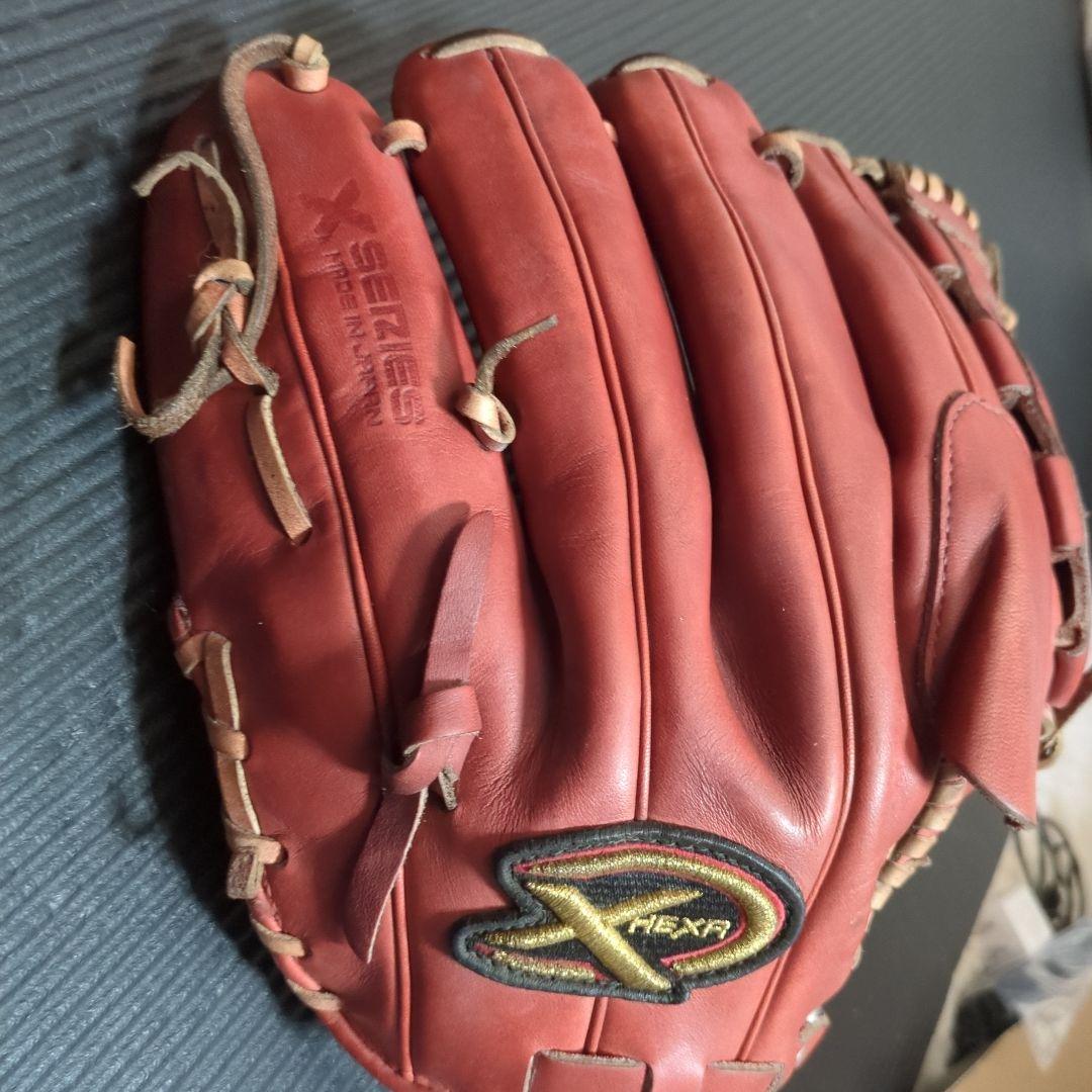 ヘキサ HEXA 日本製 Xシリーズ ファーストバック 投手用 軟式グローブ