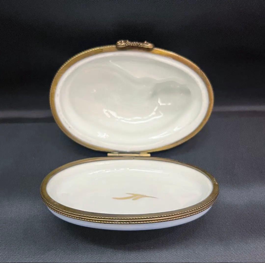 m*u様 限定生産 リモージュボックス 猫 ボンボニエールフランス製 トリンケッ