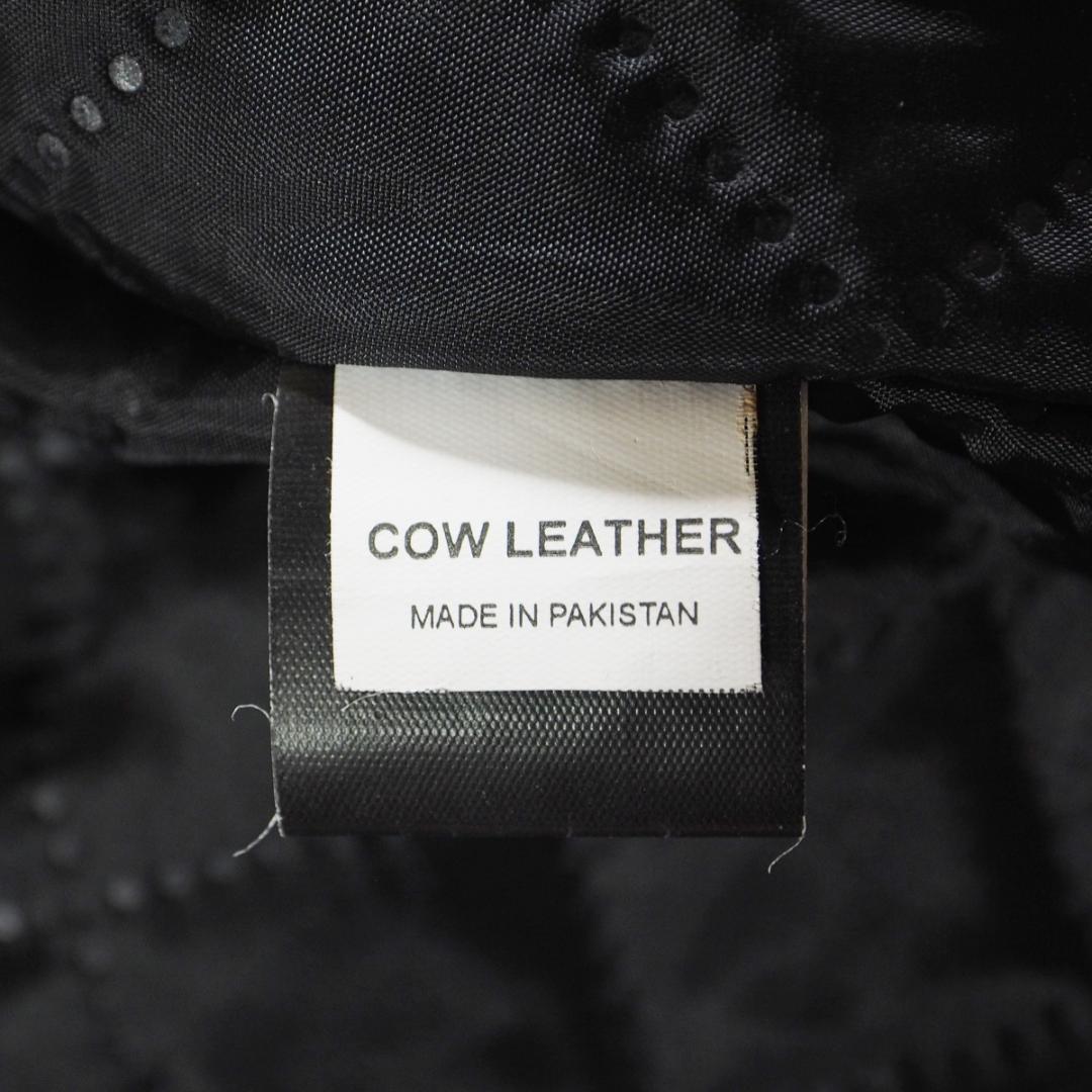 美品★フリーダム Freedom ライダースジャケット 本革 立襟 肉厚 40