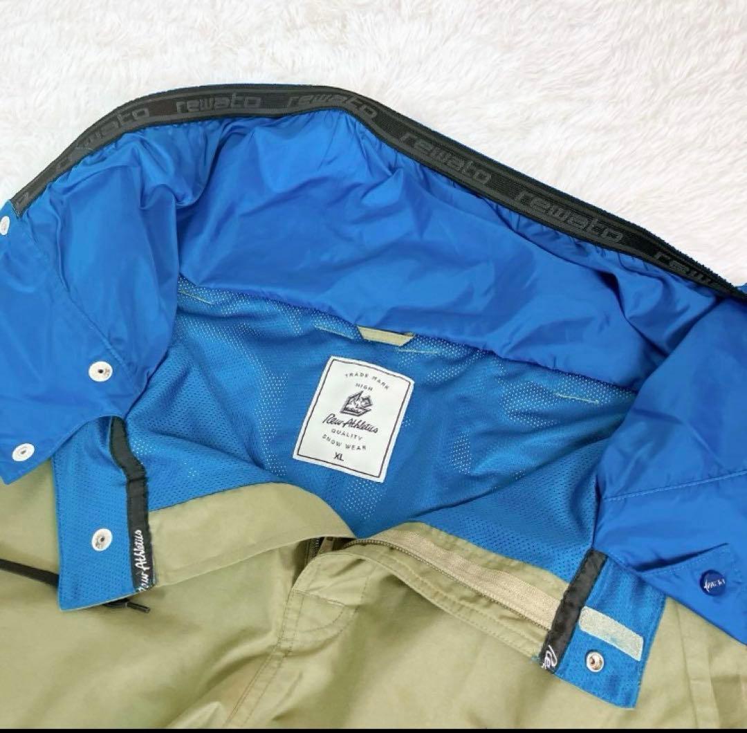 【美品】REW スノボ パンツ GORE-TEX カーキ XL