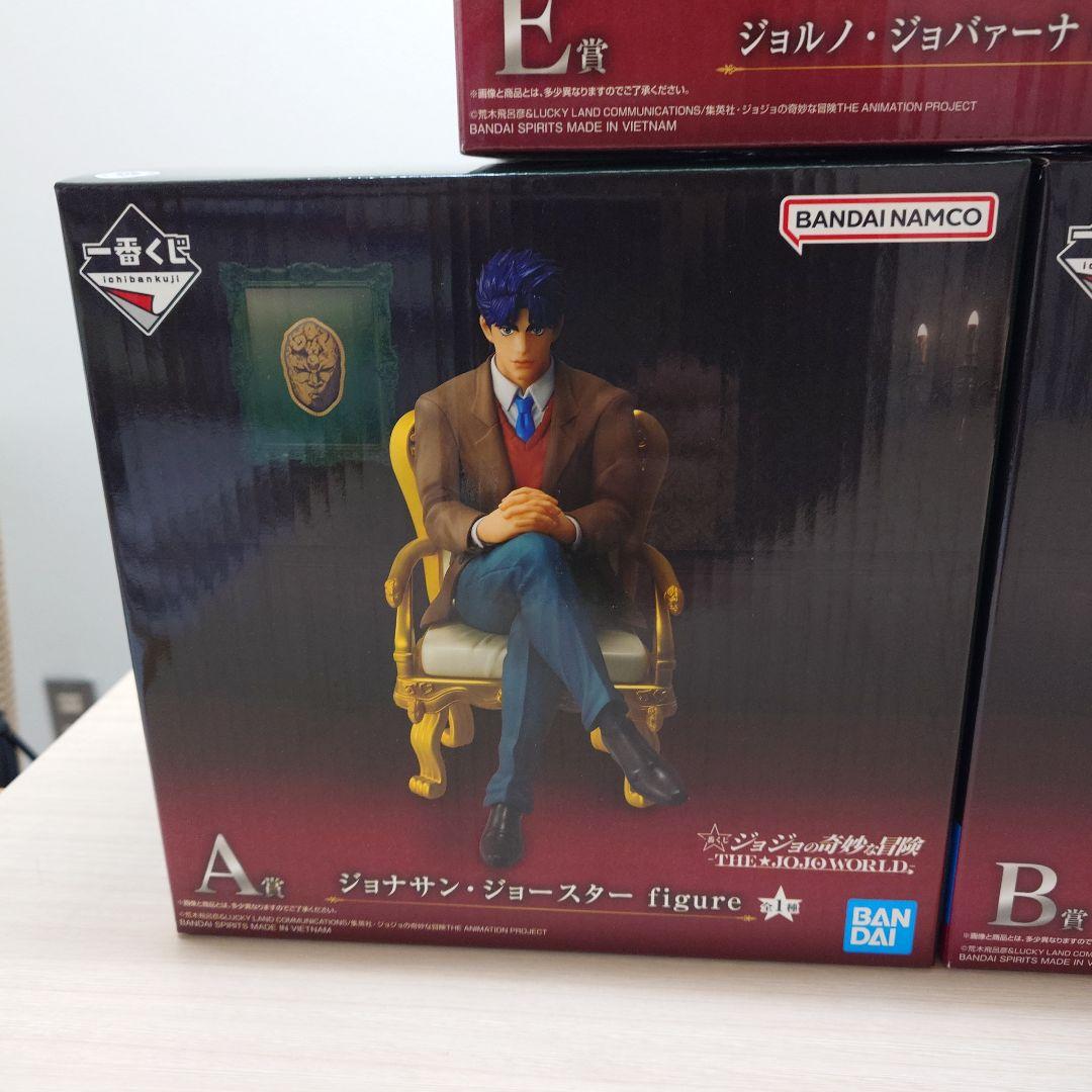 一番くじ ジョジョの奇妙な冒険THE★JOJO WORLD フィギュア5体セット