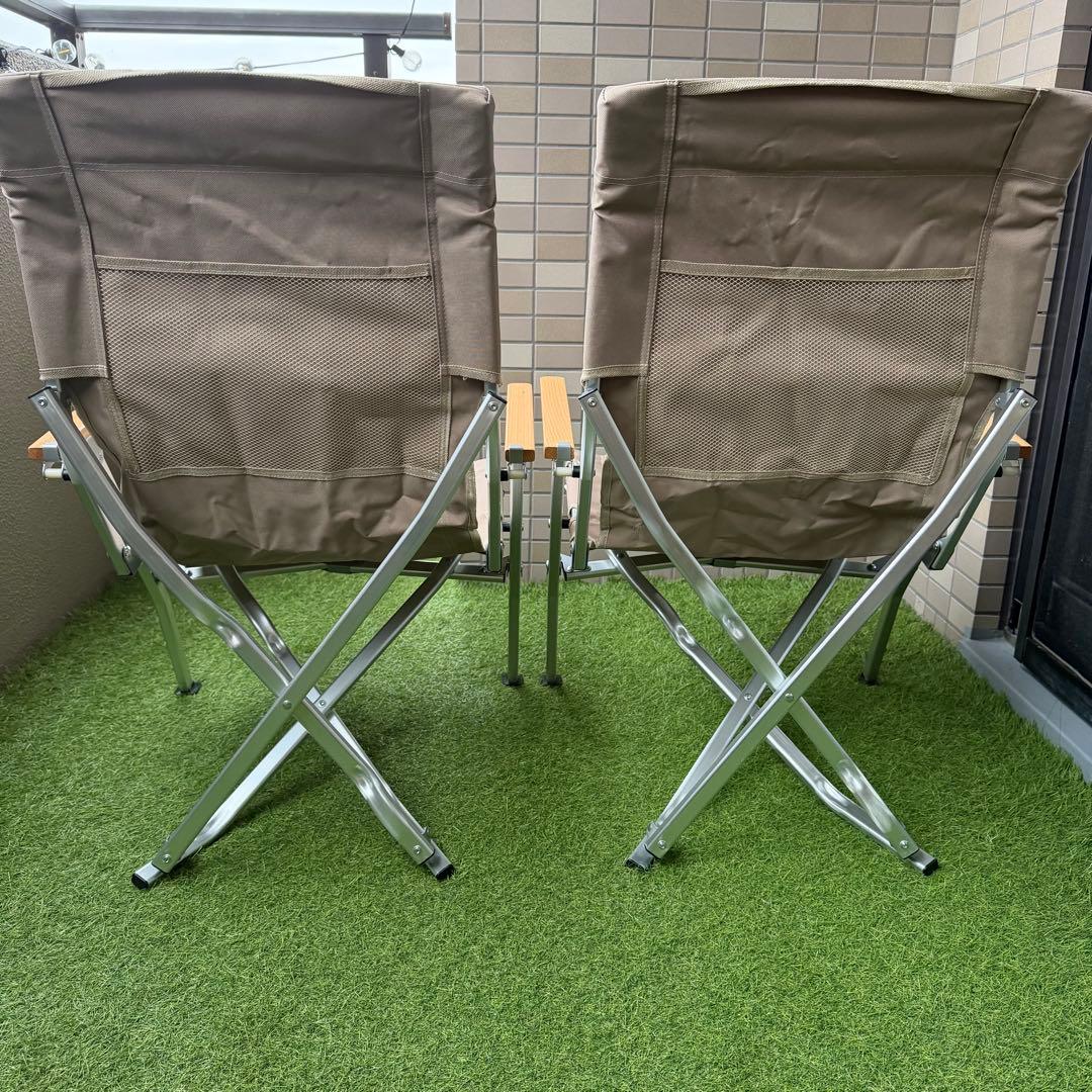 【新品スノーピークOEM品】ローチェア30 カーキ 2脚セット