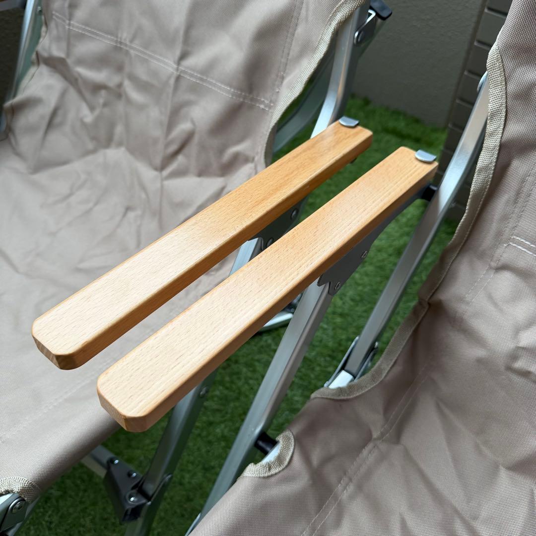 【新品スノーピークOEM品】ローチェア30 カーキ 2脚セット