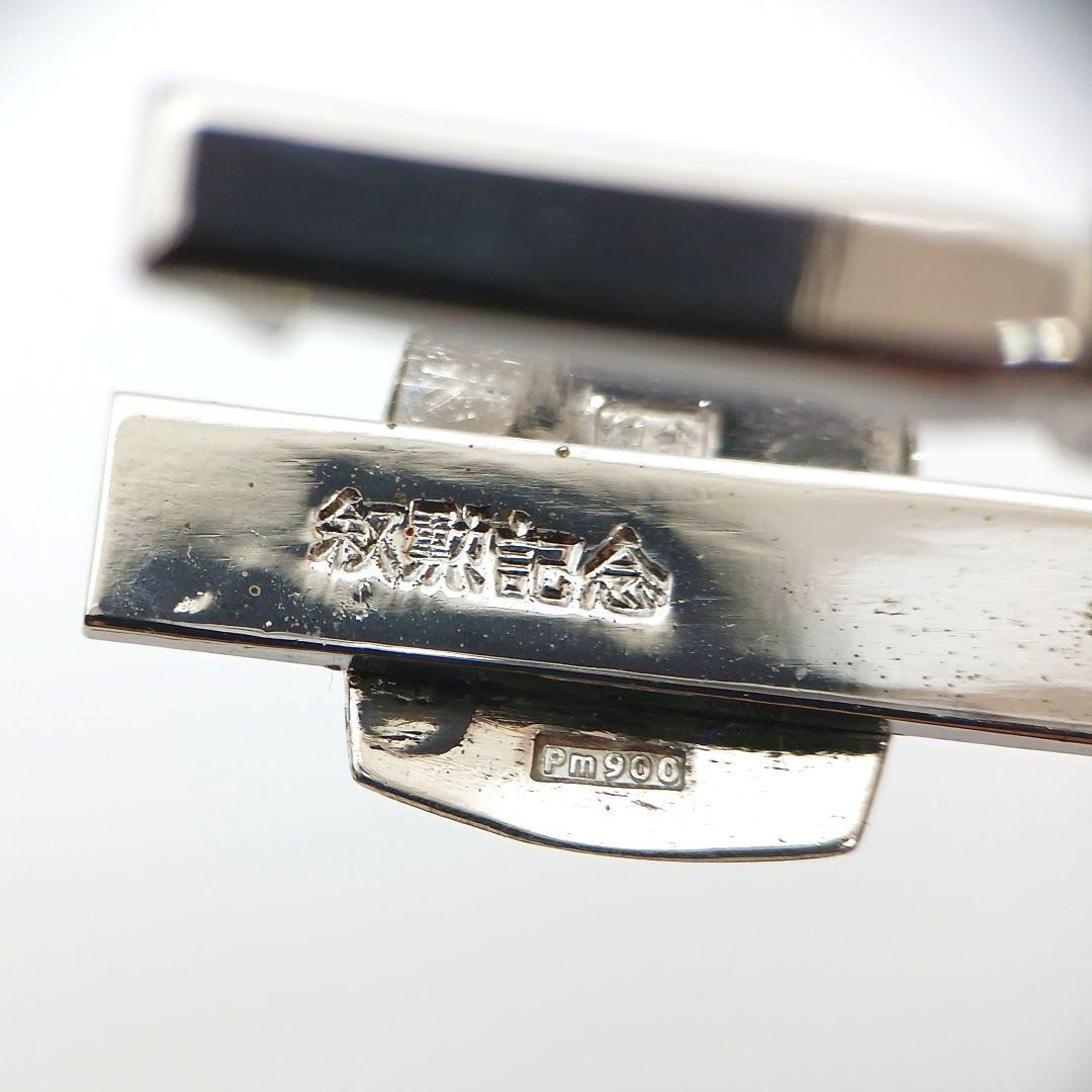 叙勲記念 ネクタイピン SILVER pm900 純金刻印有