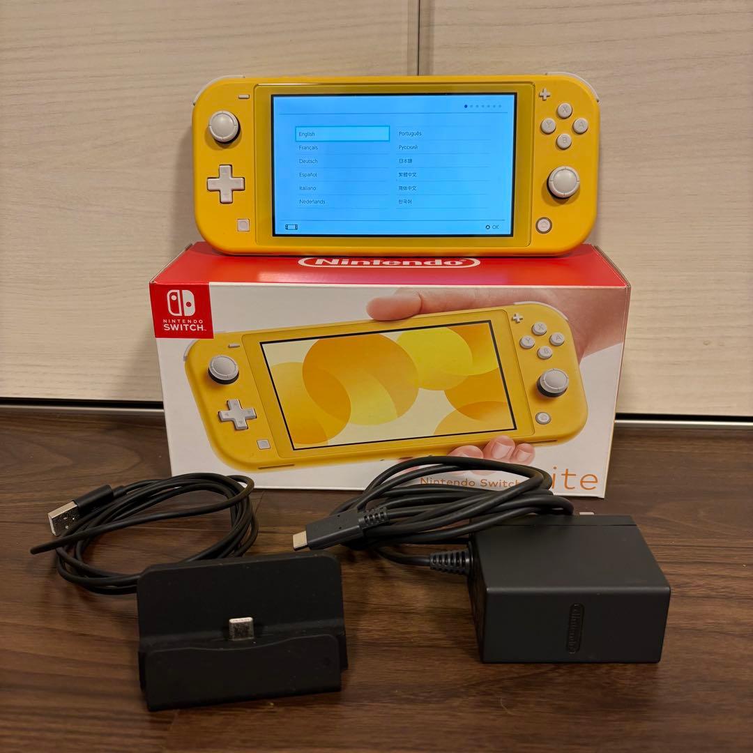 Nintendo Switch light イエロー 動作確認済み 初期化済み - メルカリ