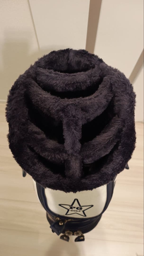 PEARLY GATES キャディバッグ ホワイト/ネイビー