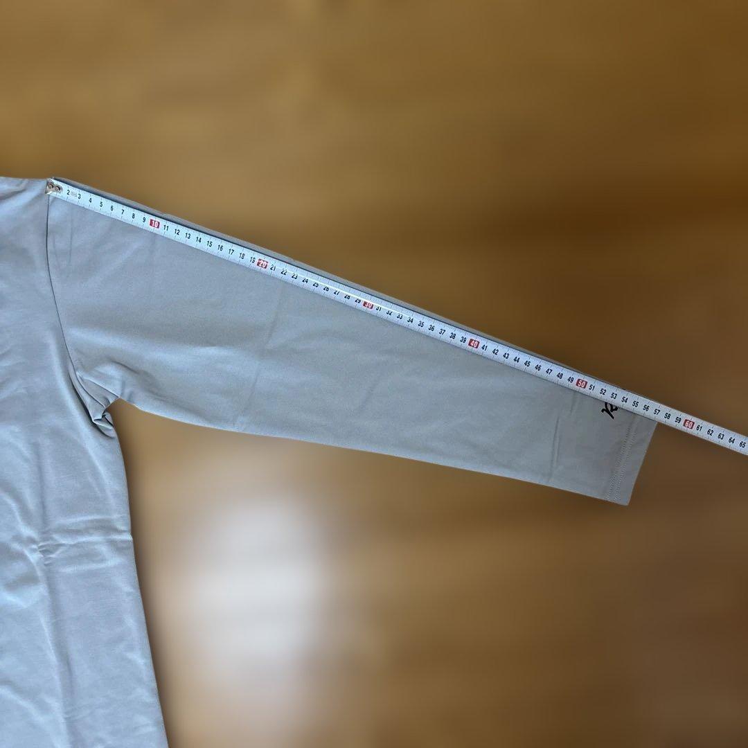 ☆新品☆Russeluno ラッセルノ グレー ハイネック長袖シャツ L 裏起毛