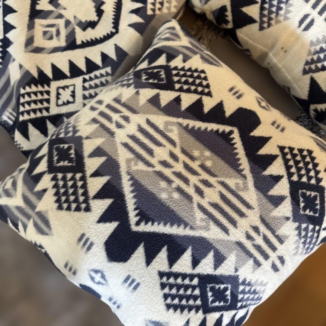 ペンドルトン⭐︎フリースビッククッション✖️2＆フリースブランケット3点セット！