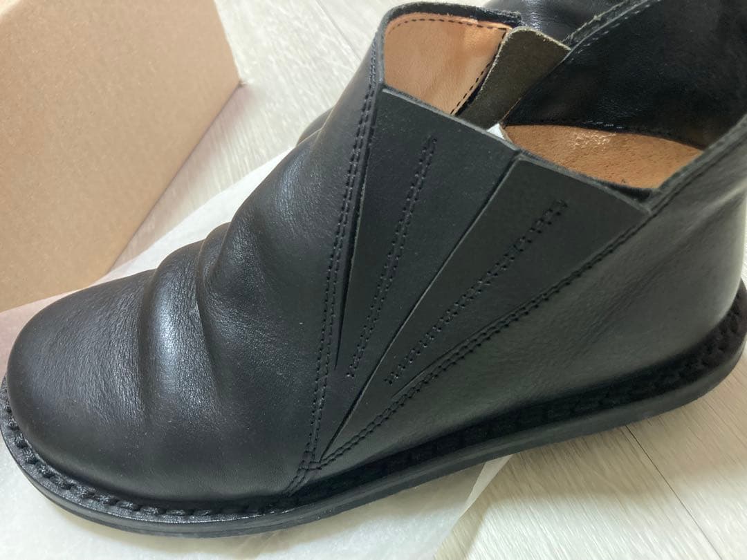 美品　トリッペン Kinky キンキー サイドゴアブーツ 本革 ブラック