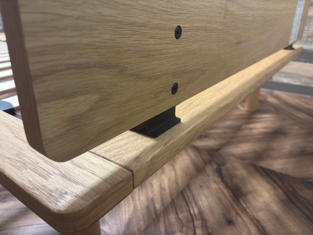 無印良品 セミダブル ベッドフレーム ヘッドボード付き