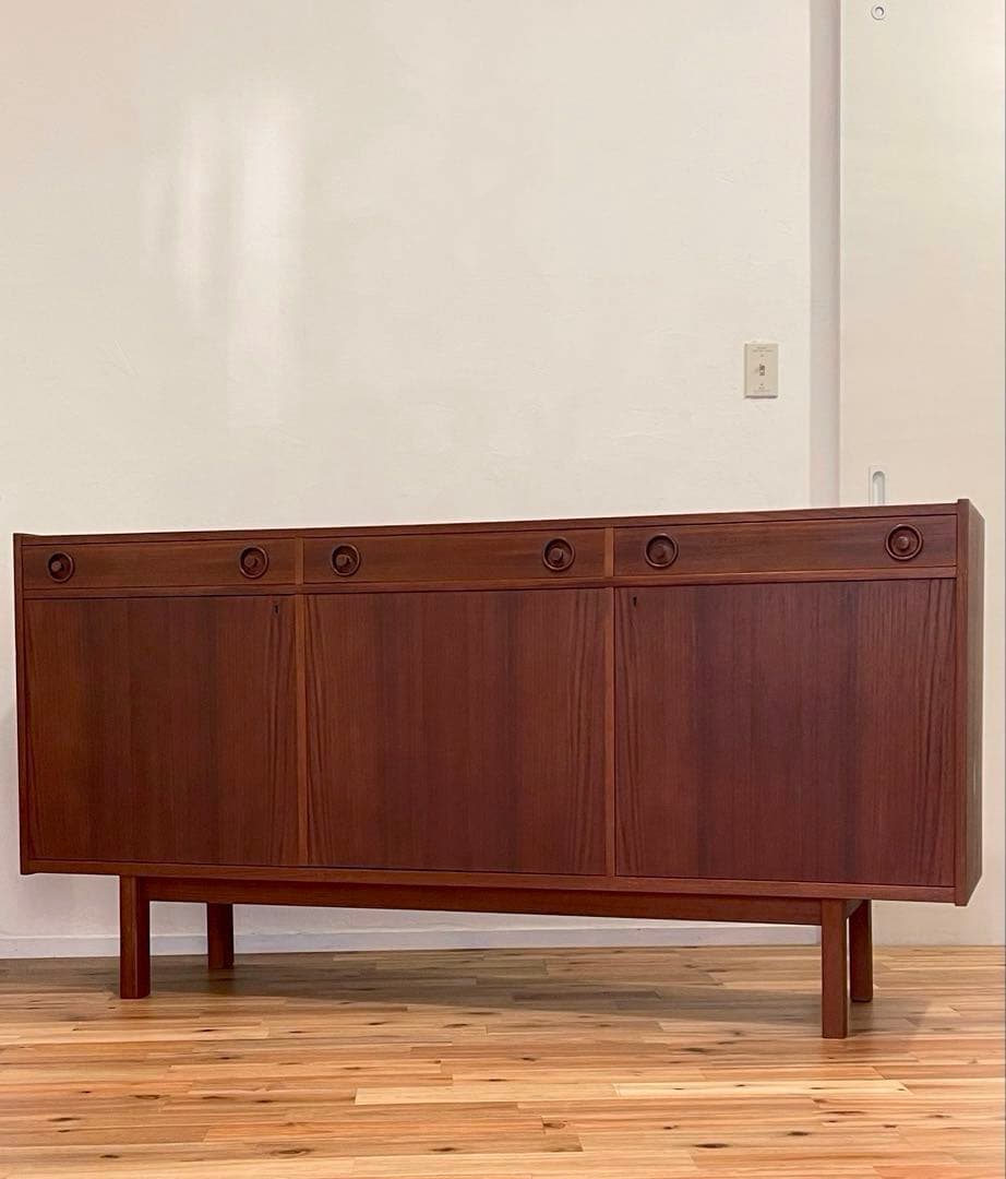 HIKARI 光製作所 天然木 キャビネット 引出し 下開き扉 直接引取歓迎