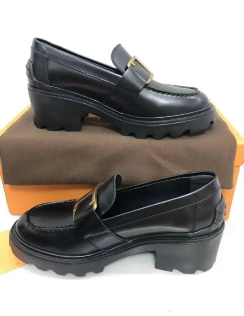 【美品】TOD'S レザー ローファー 黒 36