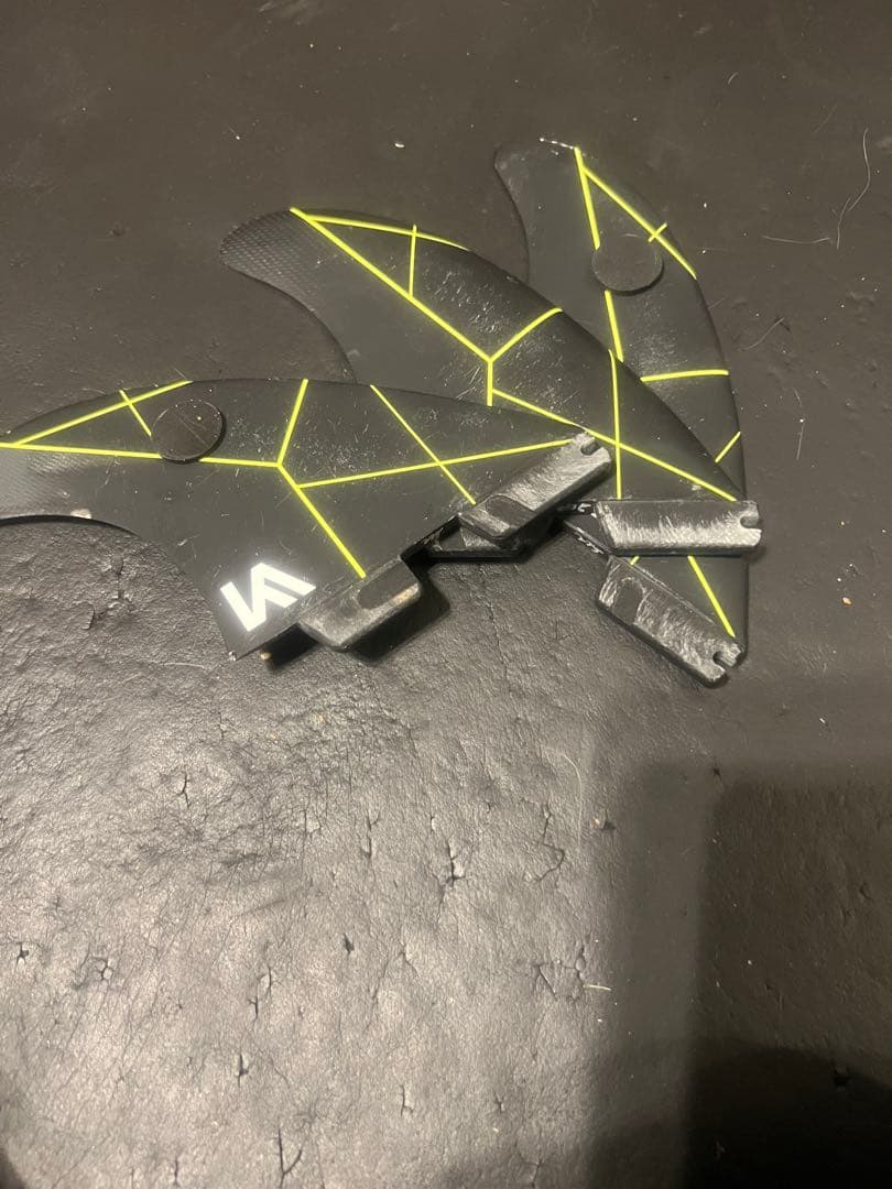 FCS II LARGE KA サーフボードフィン 3枚セット