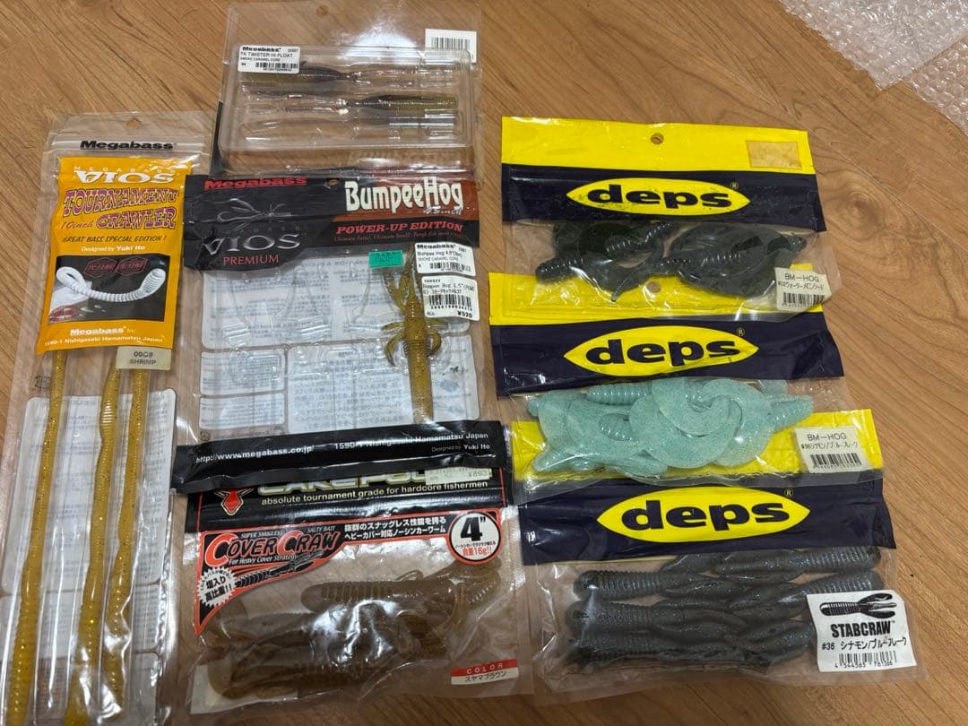 Megabass デプス ジャッカル メガバス ワームセット - メルカリ