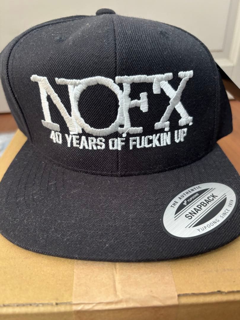 未使用】NOFXキャップ FATレコードTシャツXL