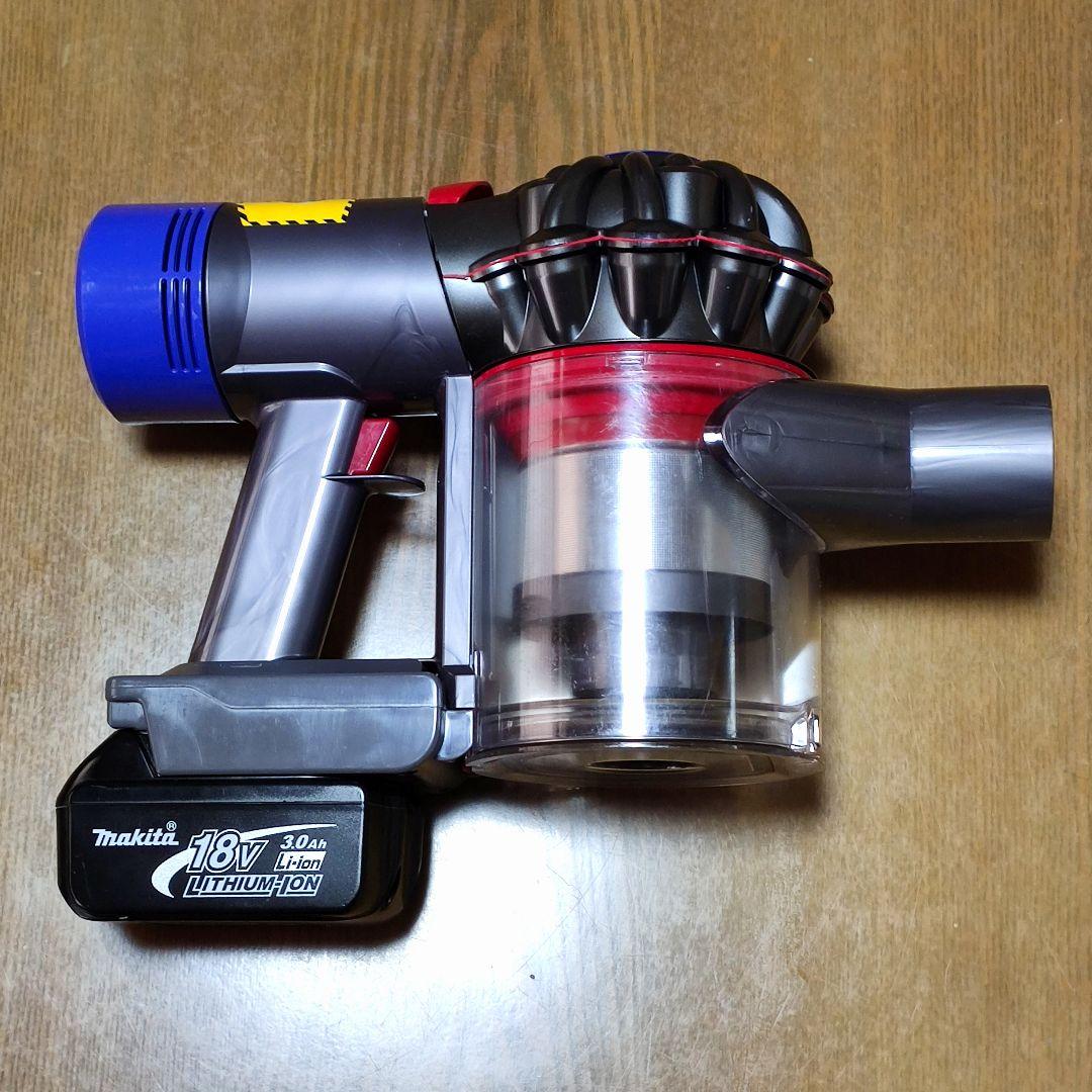ダイソンSV11 掃除機＋マキタ18vアダプターセット 完全分解清掃済み