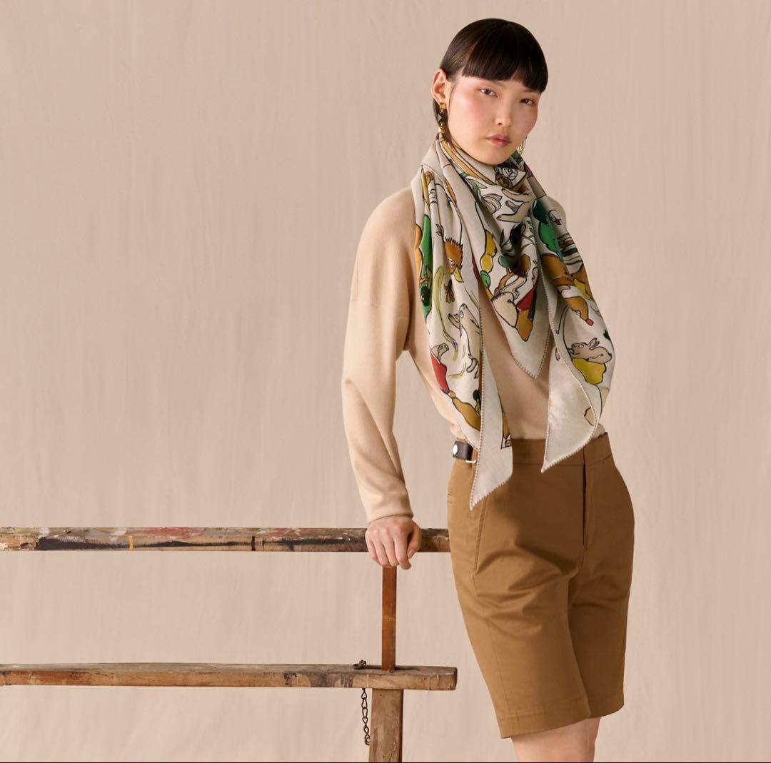 エルメス　トライアングル ジェアン《千と一のウサギ》