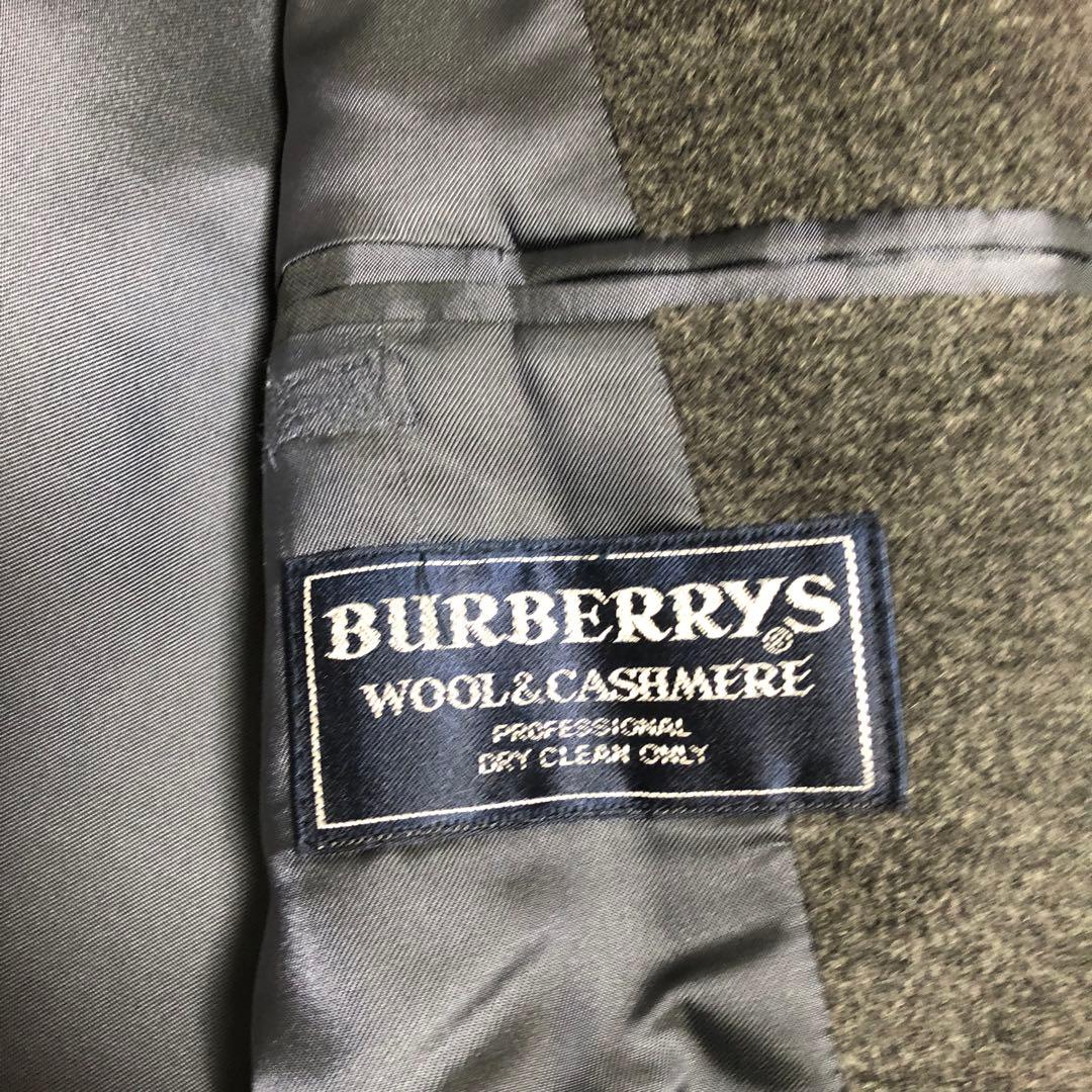 Burberrys バーバリー ウール カシミヤ ロングコート　グレー