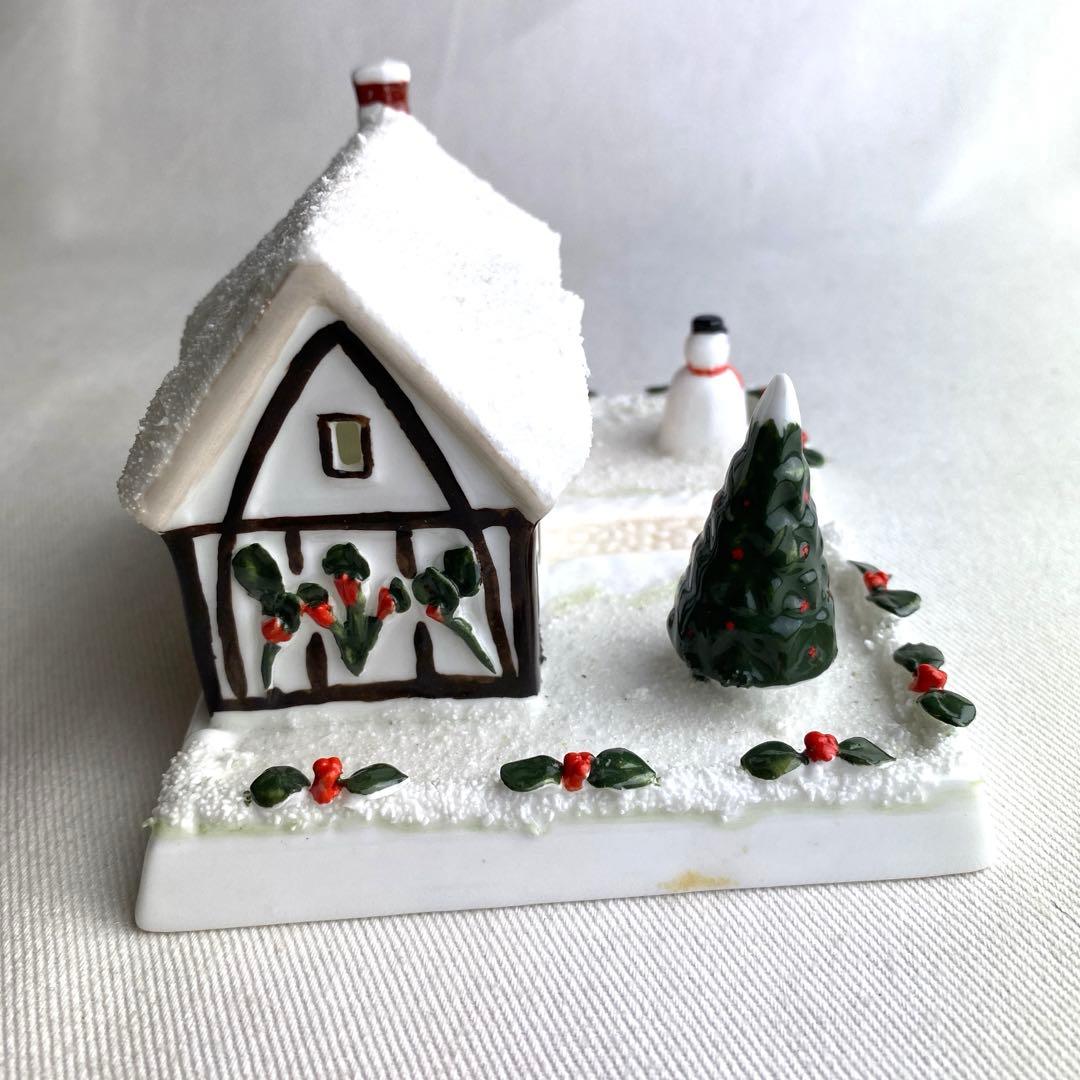 COALPORT クリスマス　コテージ　フィギュリン