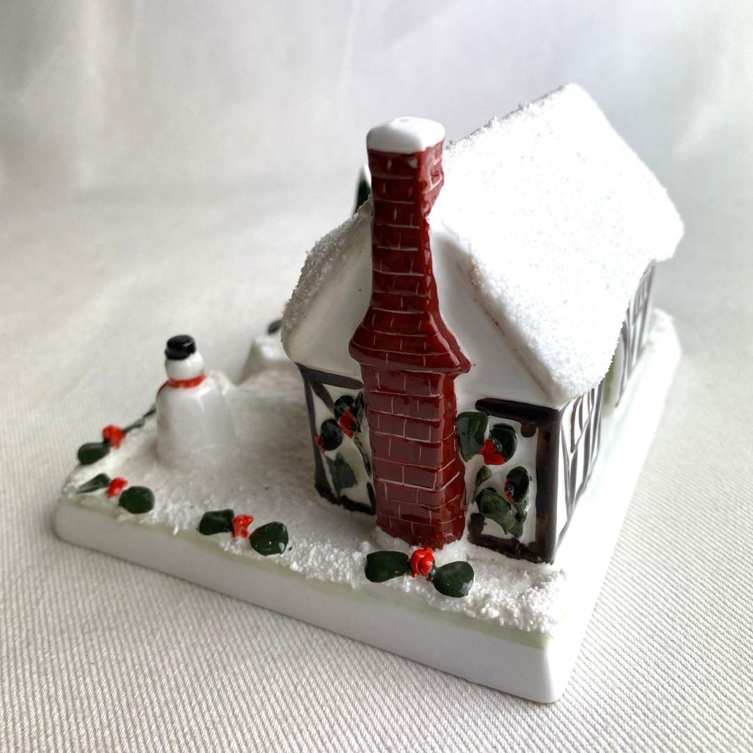 COALPORT クリスマス　コテージ　フィギュリン