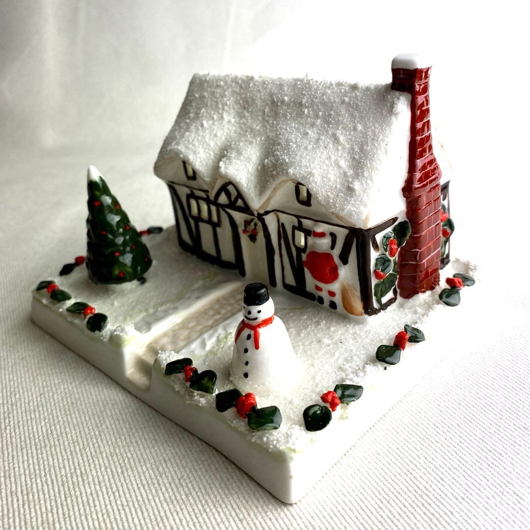 COALPORT クリスマス　コテージ　フィギュリン