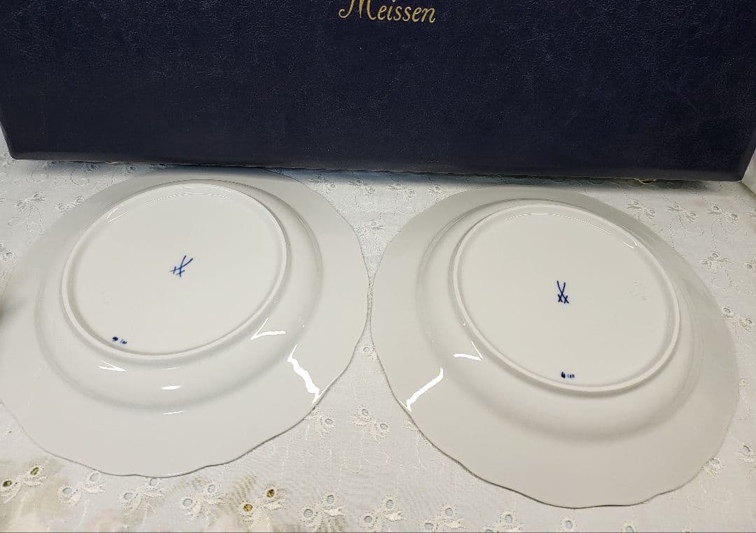 未使用近✨マイセン ブルーオニオン プレート 20cm皿 サラダ デザート2