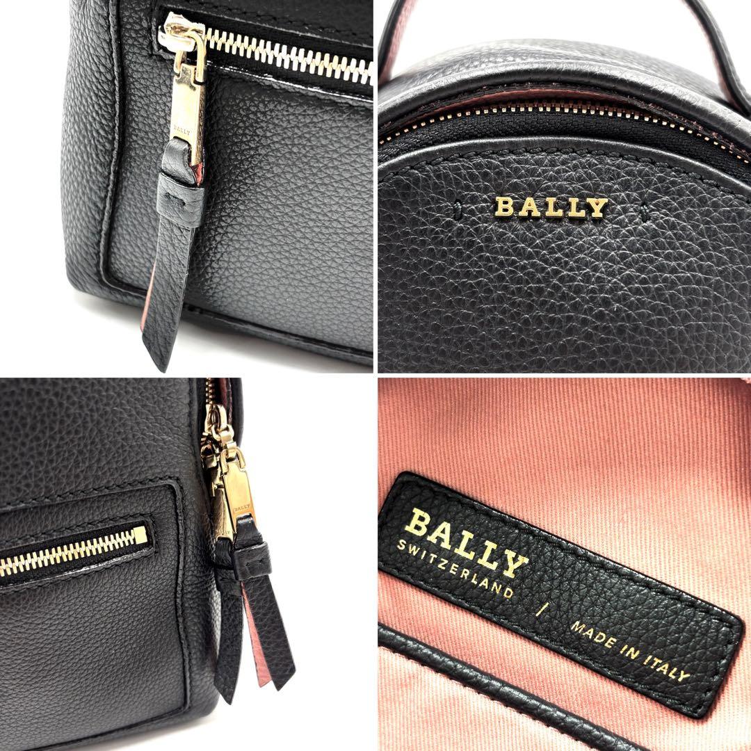 美品・現行 バリー 3way ショルダーバッグ リュック ロゴ レディース 黒