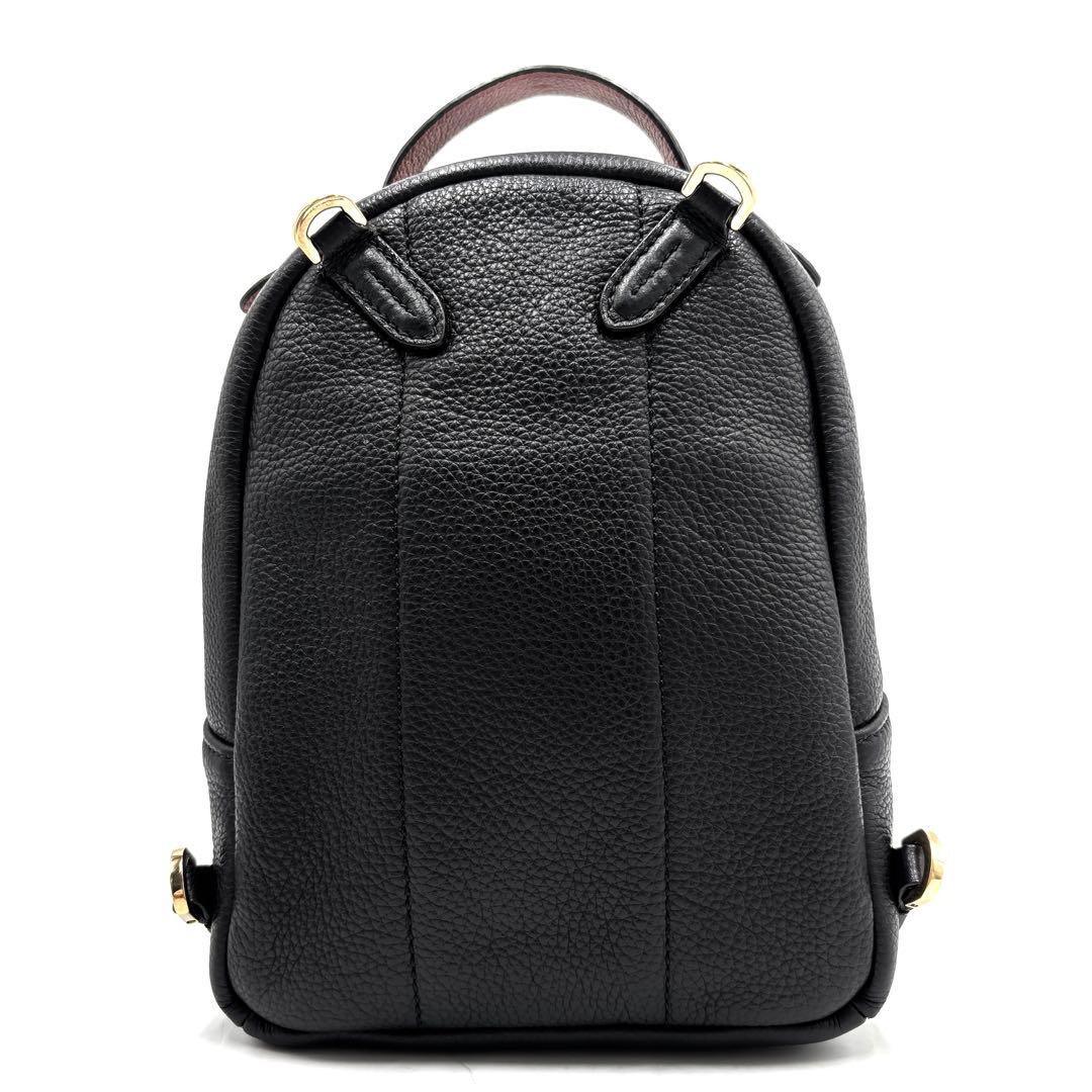 美品・現行 バリー 3way ショルダーバッグ リュック ロゴ レディース 黒