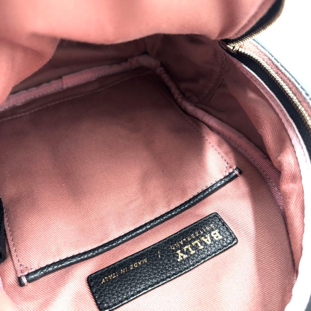 美品・現行 バリー 3way ショルダーバッグ リュック ロゴ レディース 黒