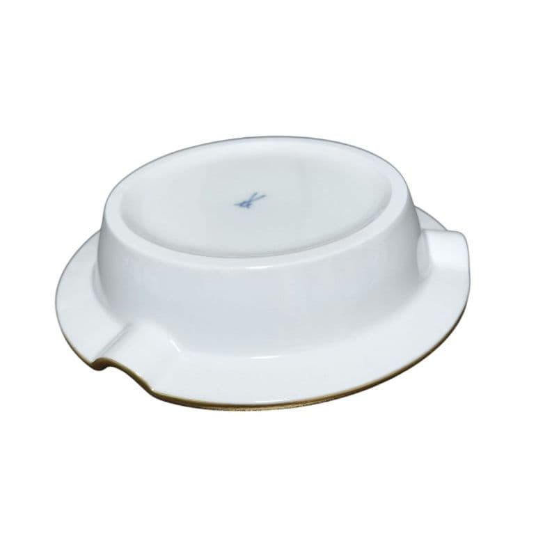 ☆廃盤 未使用☆ MEISSEN マイセン 双剣 アッシュトレイ 灰皿 小物入れ