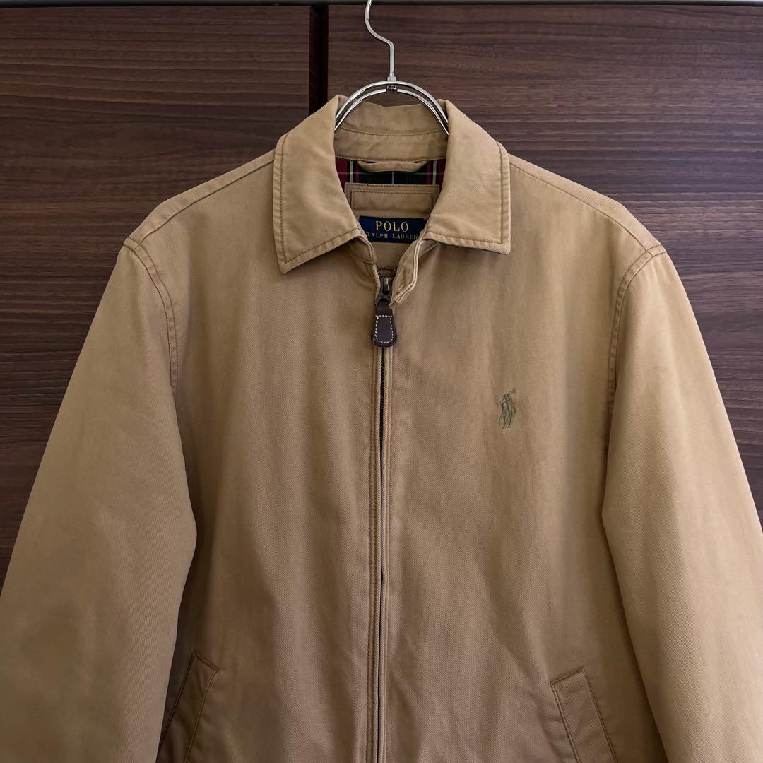 【美品】ポロラルフローレン スイングトップブルゾン 現行タグ チェック裏地 XS