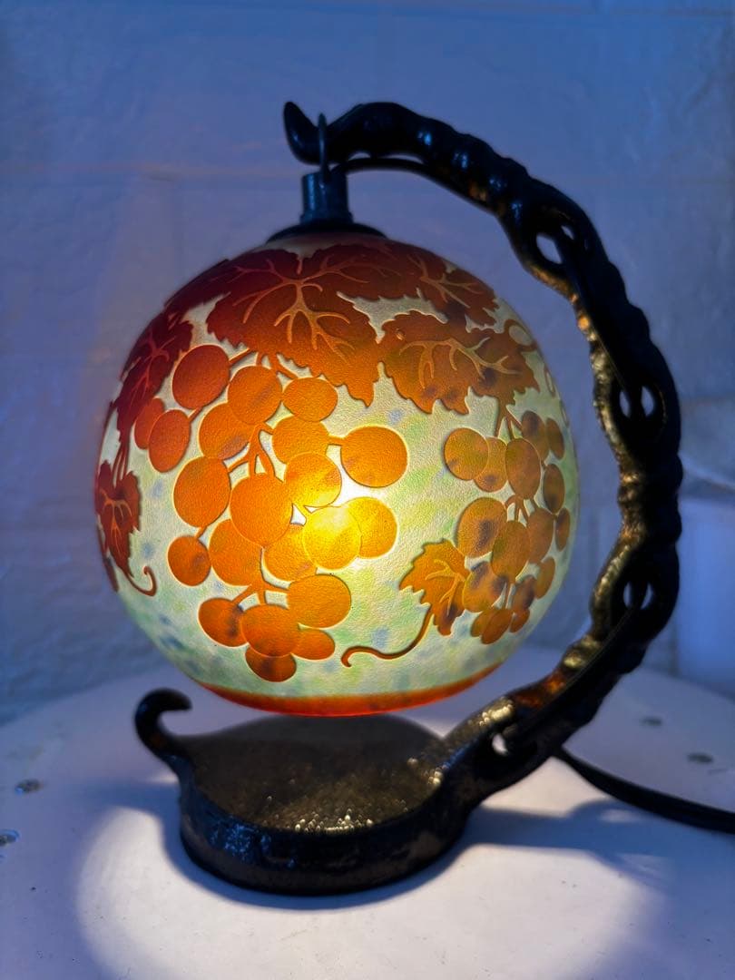 オールドサンルイ・金彩・唐草模様デザートカップ2個セット