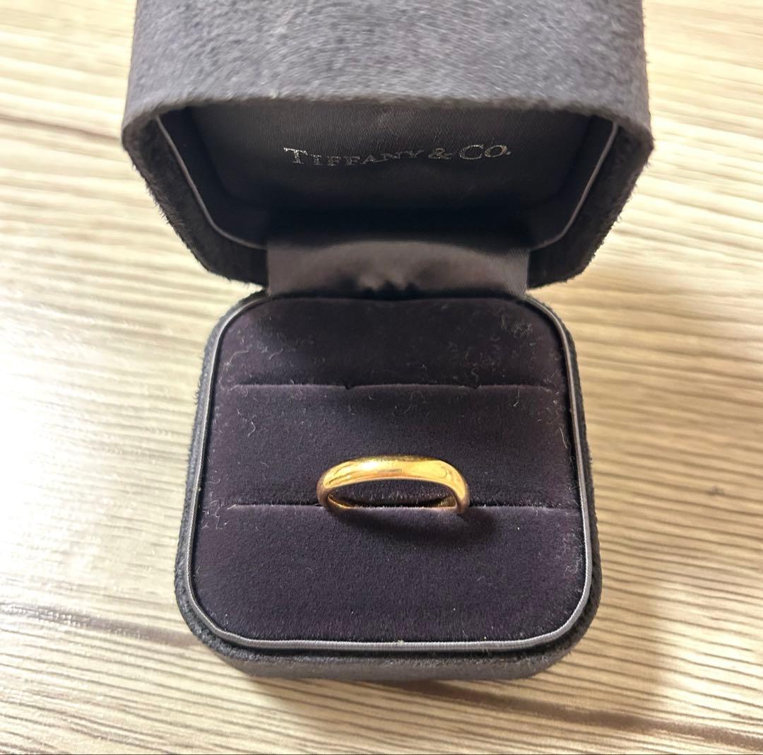 ティファニー TIFFANY K18YG 13カーブドバンドリング - メルカリ