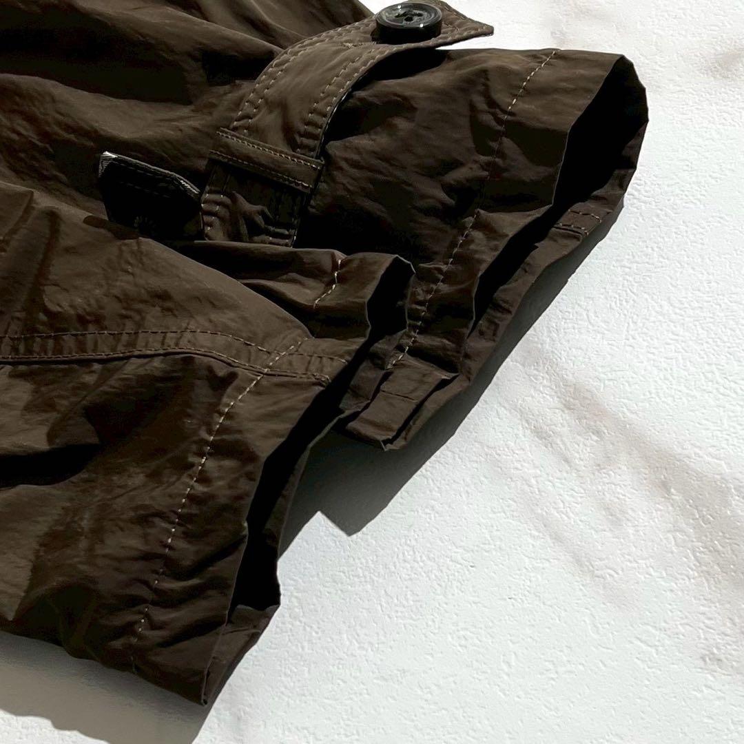 【希少】バーバリー モッズコート ノバチェック ラクーンファー 2way カーキ