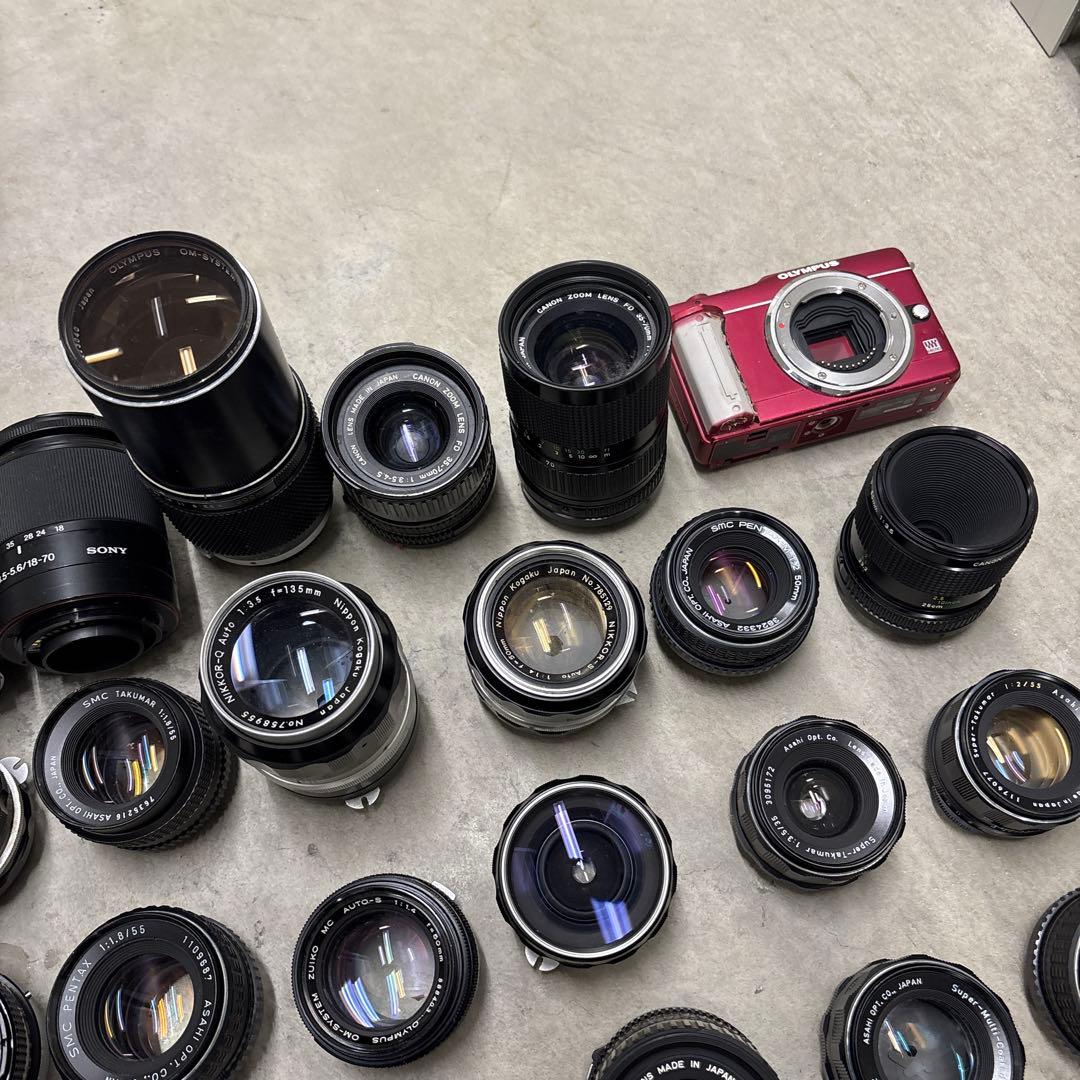 EF AF NIKKOR OLYMPUS カメラ　レンズ 47本まとめ