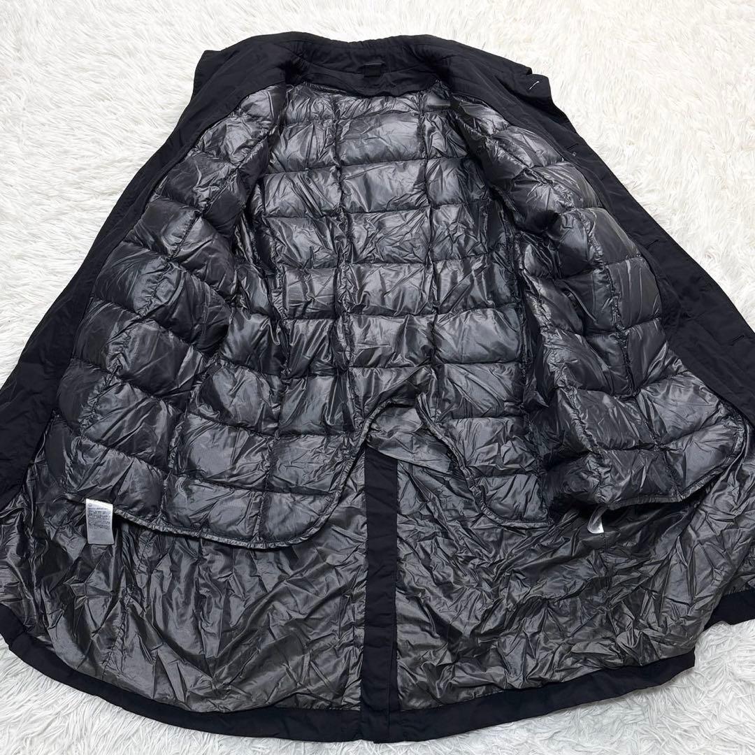 モンベル ステンカラーコート L ダウン 3way ジャケット ブラック