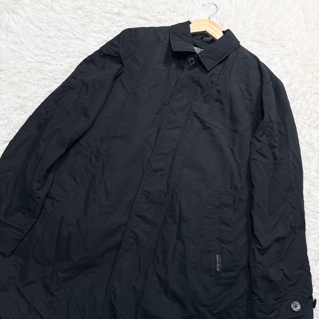 モンベル ステンカラーコート L ダウン 3way ジャケット ブラック